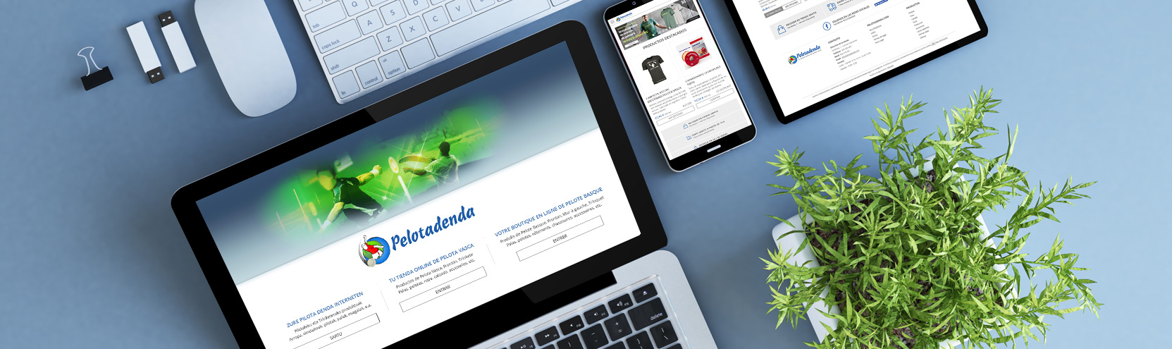 Trabajos sobre la mesa